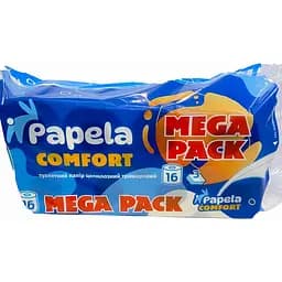 Туалетная бумага Papela Comfort 3 слоя16 рулонов