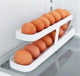 Контейнер для яиц двухъярусный Egg Dispenser R93844 органайзер в холодильник два яруса Белый