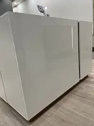 Комод Perfect Home Арко / Arco 3-дверний 3D/138 Білий глянець/дуб грандсон (PFH-091033) - мініатюра 7