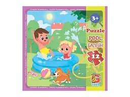 Пазлы G-Toys Детская площадка, 12 элементов, LX02