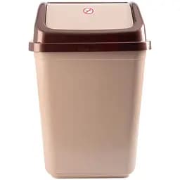 Корзина для мусора Violet House Brown-Cappuchino с крышкой 20 л (0099 BROWN-CAPPUCHINO с/кр.20 л)