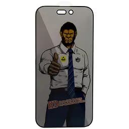 Захисне скло Privacy 5D Anti-Static (тех.пак) для Apple iPhone 15 / 16 (6.1) Чорний