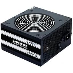 Блок питания Chieftec 500W GPS-500A8, 120 mm, 20+4pin, 1x4pin, SATA х 3, Molex 2x4pin, 1x6+2pin, кабели немодульные