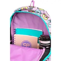 Набір: Рюкзак CoolPack Joy S Happy Donuts, 21 л 39х28х17 см (F048665)  + Пенал на блискавці СoolPack Clipper Happy Donuts з органайзером для ручок 20х14х3 см (F076665) - мініатюра 7