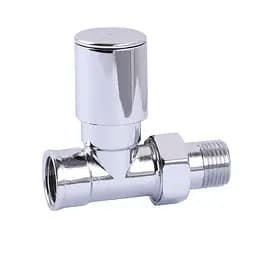 Кран вентильний прямий з американкою Solomon 1/2″ chrom 1865 000002167