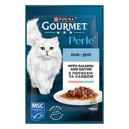 Набір вологого корму для котів Gourmet Perle Duo Мікс 8 шт. + Gourmet Perle Duo Мікс 4 шт. 1.02 кг (12 шт. х 85 г) - мініатюра 6