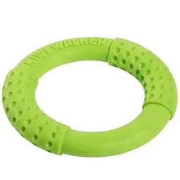 Іграшка Kiwi Walker Кільце для собак зелене 13.5 см - мініатюра 2