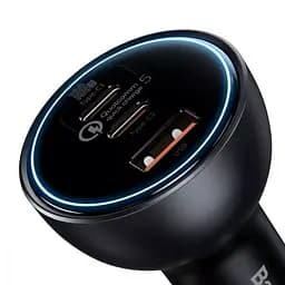 АЗУ Baseus Qualcomm Quick Charge 5 Technology Multi-Port Fast 100W USB+2Type-C+Cable Type-C TZCCZM-0G Black - мініатюра 3