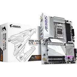 Материнська плата B650E A ELITE X ICE sAM5 B650 4xDDR5 M.2 HDMI DP Wi-Fi BT mATX білий Gigabyte teh0019058 - мініатюра 7