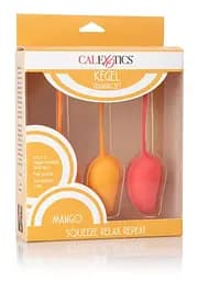 Вагинальные шарики California Exotic, оранжевые, 3 шт