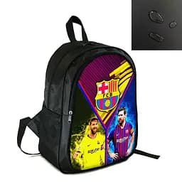Рюкзак міський/шкільний 38×28см з футбольним принтом Ліонель Мессі дитячий, підлітковий, спортивний (4193)