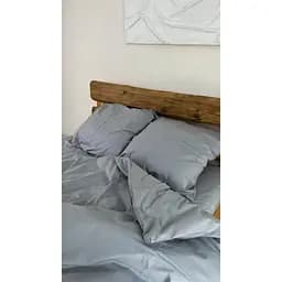 Комплект постельного белья Евро #Moon grey лунно-серый