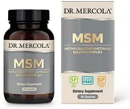 Препарат для суглобів і зв'язок Dr. Mercola MSM, 60 капсул