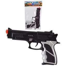 Пістолет-трещітка арт. 16 пакет Розмір іграшки: 20*13см. Розмір упаковки : 23*16см (6980054411233)