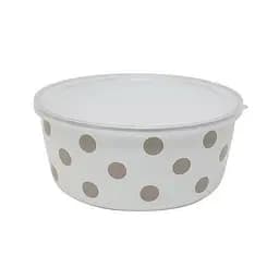 Контейнер харчовий Infinity SD-1424 Горошок емальований 16 см 1.1 л (6470514)