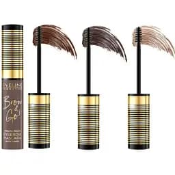Туш для брів Eveline Brow&Go 02, 6 мл - мініатюра 2
