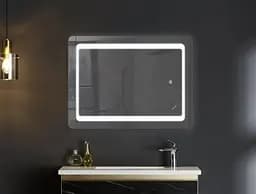 Дзеркало Mixxus TWEE MR09-80x60-REVERSE з LED Touch, Anti-fog, димером, регулюванням яскравості (MI6660) - мініатюра 4