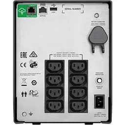 Джерело безперебійного живлення APC Smart-UPS C 1000VA/600W, LCD, USB, SmartConnect, 8xC13 - мініатюра 4