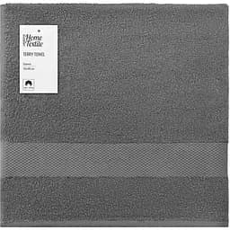 Рушник махровий Ardesto Essence 70х140 см 100% бавовна темно-сірий (ART2270DG) 