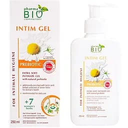 Экстрамягкий гель для интимной гигиены Pharma Bio Laboratory с натуральными пробиотиками, 250 мл