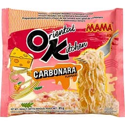 Локшина швидкого приготування Mama зі смаком Карбонара 85г