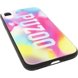 Чохол-накладка PUZOO Glass Printing with TPU Visions iPhone X Pink - мініатюра 4