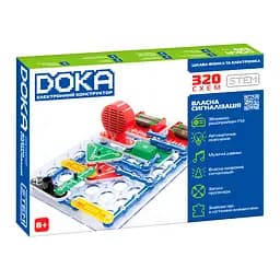 Конструктор электронный DOKA 320 СХЕМ, D70707