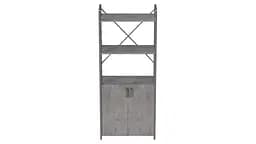 Етажерка 3/60 Ferrum-decor Серії Конект із тумбою 144x60x28 Сірий ДСП Бетон (FRD-104462) - мініатюра 4