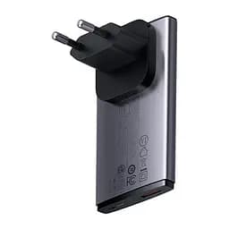 Адаптер сетевой Baseus Gan5 Pro Ultra - Slim Fast Charger C+U 65W (Overseas Edition) (CCGP150113)