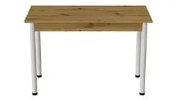 Стол кухонный Ferrum-decor Бенита 75x120x60 Белый ДСП Дуб Артизан 16мм (FRD-105687)