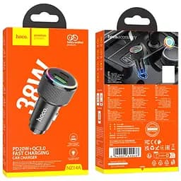 АЗП Hoco NZ14A Guerrero PD20W+QC3.0 (1C1A) Black - мініатюра 2