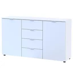 Комод Doros Рон 5 Білий 2 фасади 4 шухляди 140х38х81 (44900223) - мініатюра 2