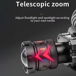 Ліхтар налобний BL BL-T701D-TG світлодіод TG датчик руху оптичний зум акумуляторний зарядка Type C функція Power Bank - мініатюра 7