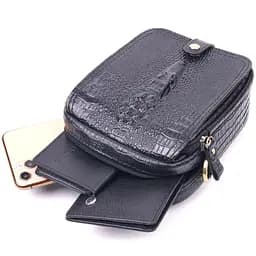 Чоловіча шкіряна сумка Vintage 13,5х18х6 см sum0022409 - мініатюра 5