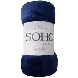 Плед Soho Dark indigo 200х150 см, темно-синій (1205К) - мініатюра 3