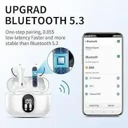 Бездротові навушники, Bluetooth-навушники Btootos A90 Pro True Wireless Earbudss - мініатюра 3