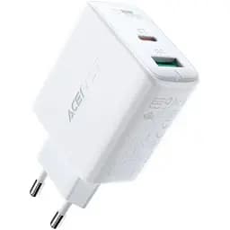 МЗП Acefast A5 PD32W+QC3.0 (1USB-A/1C) White