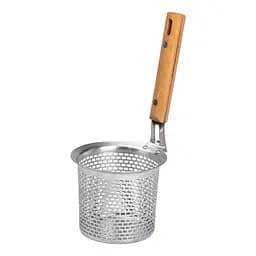 Сито-друшляк для варіння макаронів з дерев'яною ручкою 22 см Zhongjing HP-19-25