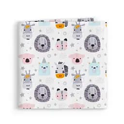Пелюшки муслінові Cosas Safari Animals 75x100 см, рожеві - мініатюра 2