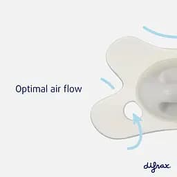 Пустушка силіконова Difrax Natural Newborn Uni 0+ міс, Ice (UN113 Ice) - мініатюра 3