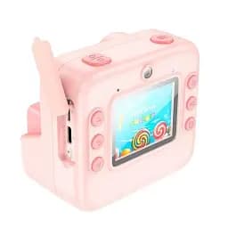 Детская цифровая фотокамера Polaroid HOCO DV200 мгновенной печати с термопринтером 48 МП 800 мАч Розовый