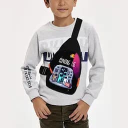 Сумка через плечо детская Among Us 29х17 см сумка слинг для мальчика (02032)