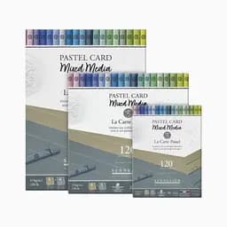 Блок пастельного паперу Sennelier Pastel Card, 18×24 см, 12 аркушів, Відтінки сірого - мініатюра 3