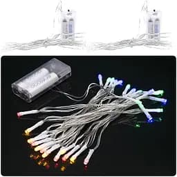 Гирлянда LED, RJ-06, 30 лампочек, мультицвет, 4 метра