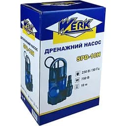 Занурювальний дренажний насос Werk SPD-10H [47275] - мініатюра 4