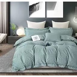 Комплект постільної білизни Soho Studio Geometria Turquoise Євро 200x230 см бірюзовий (A130053)