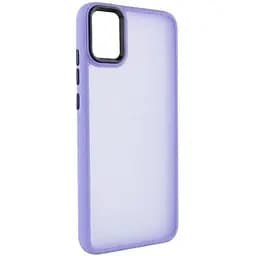 Чехол TPU+PC Epik Lyon Frosted для Samsung Galaxy A51 Purple