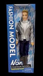 Лялька 99166 Кен, Fashion Model 30 см, коробці, 13-33-6см (6990298433816) Сріблястий