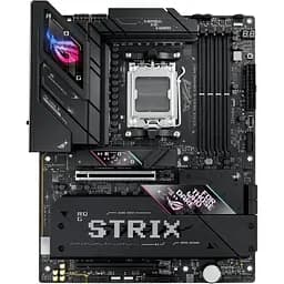 Материнська плата Asus AM5 Rog Strix B850-E Gaming WIFI, B850, 4xDDR5, Int.Video (CPU), 4x SATA3, 5xM.2, 1x 5Gb, WiFi 7, Bluetooth 5.4, 10xUSB 3.2/8xUSB 2.0, HDMI/DP, ATX