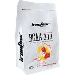 Амінокислота BCAA IronFlex BCAA 2-1-1 Performance 1000 г Ананас-полуниця
